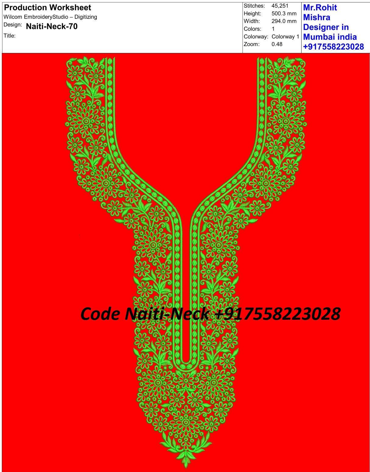 Naiti Neck 70