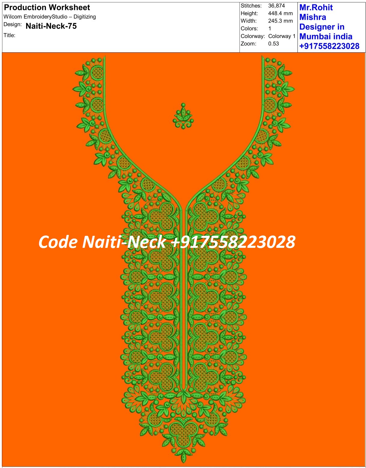 Naiti Neck 75