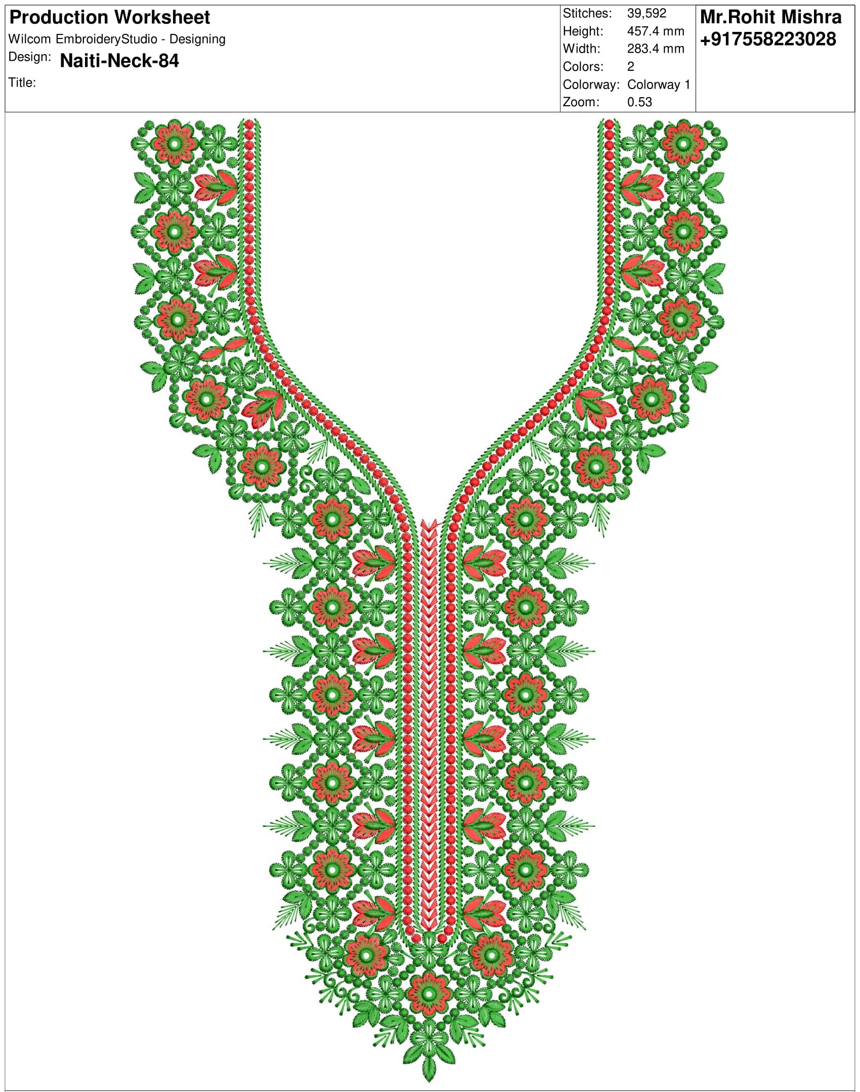 Naiti Neck 84