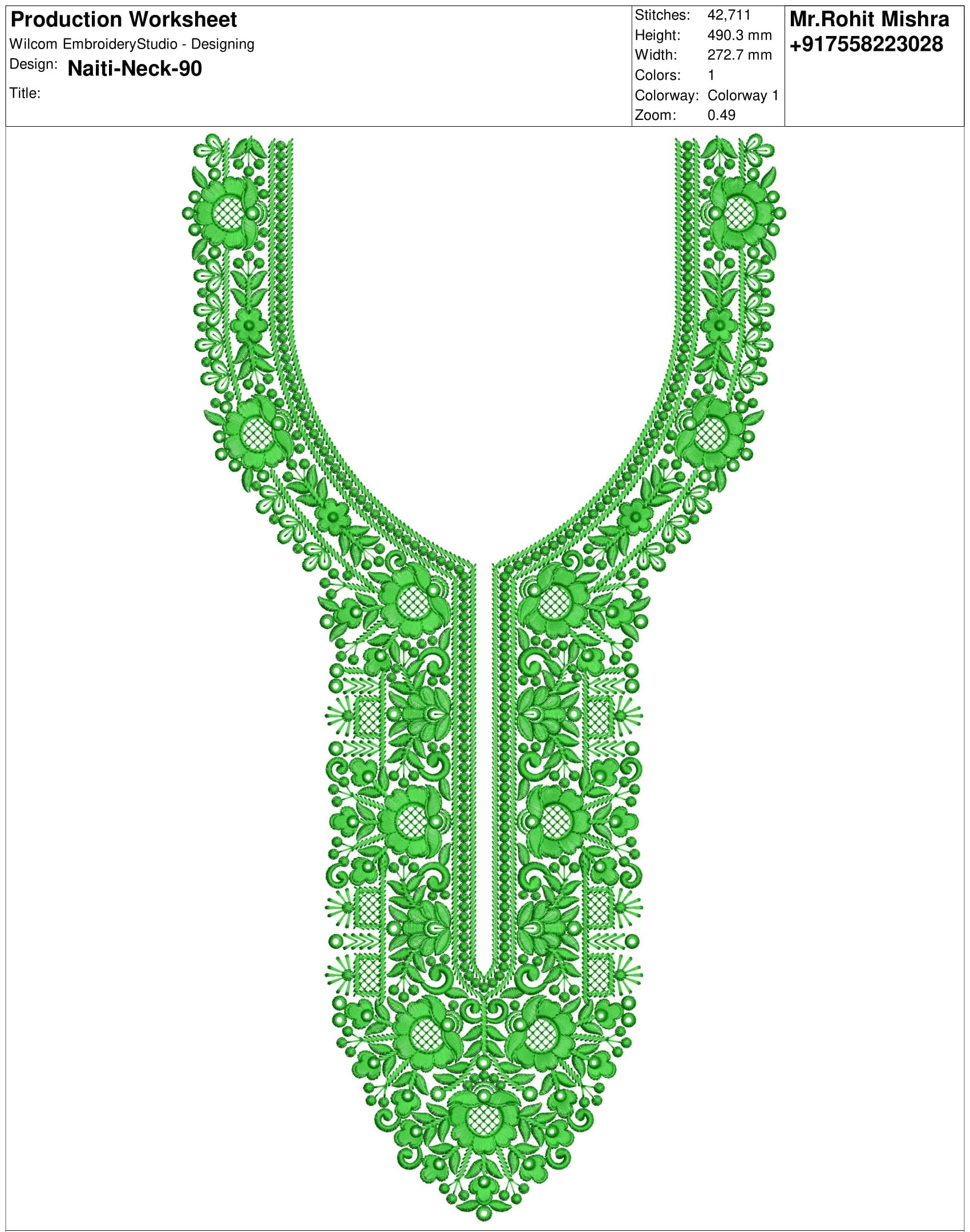 Naiti Neck 90