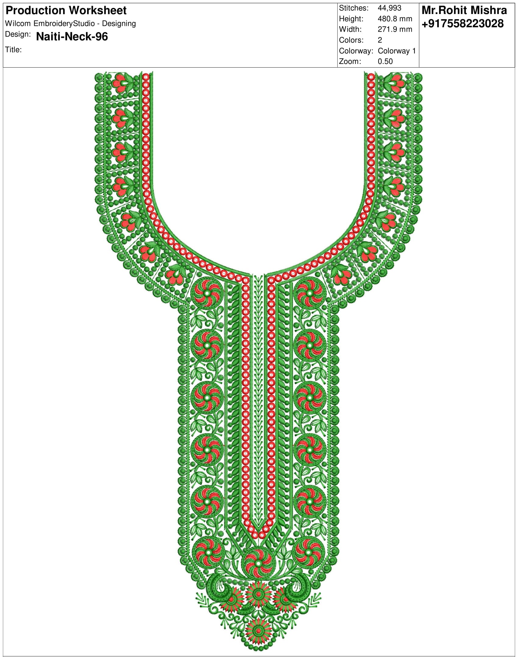 Naiti Neck 96